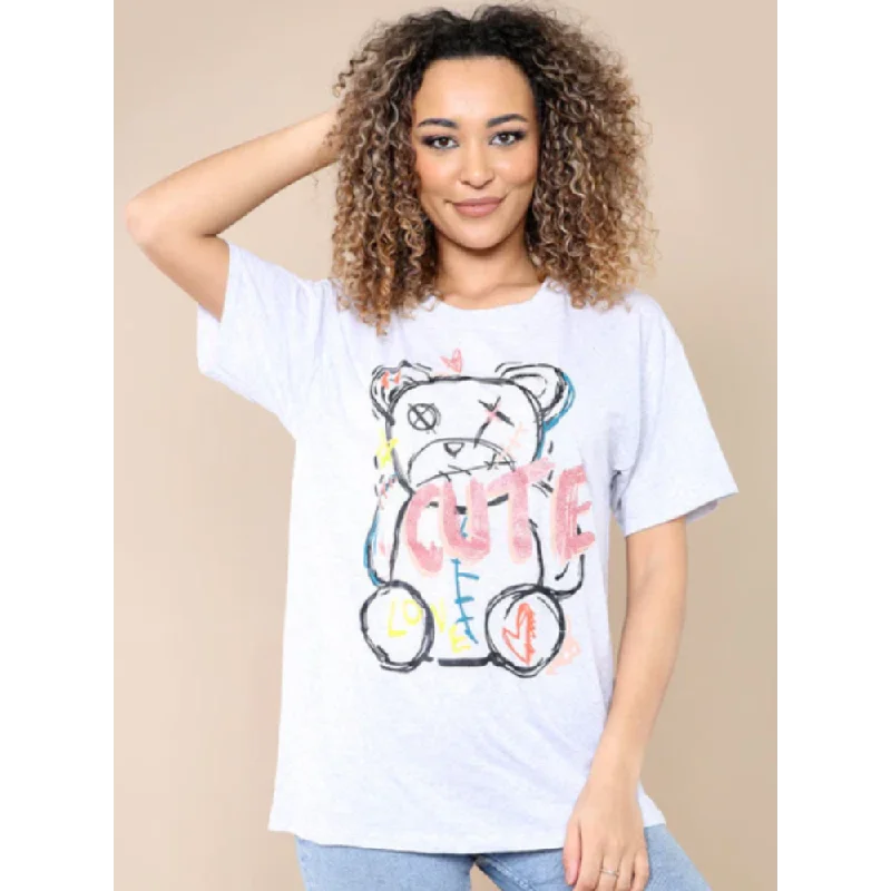 The Boutique CUTE Graphic Oversized T-Shirt