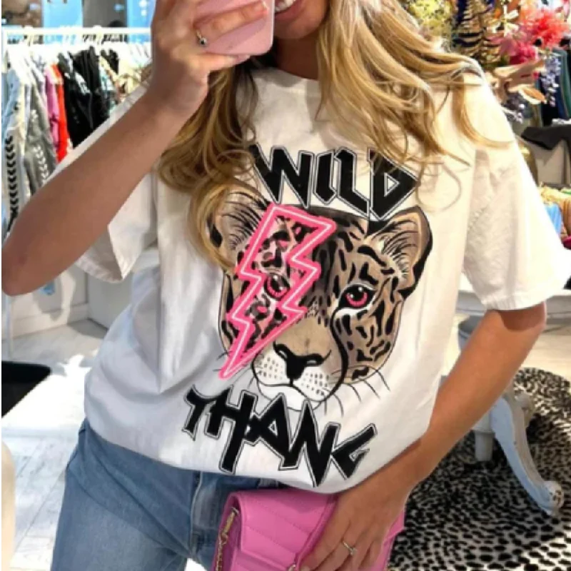 The Boutique Wild Thang Oversized Tee