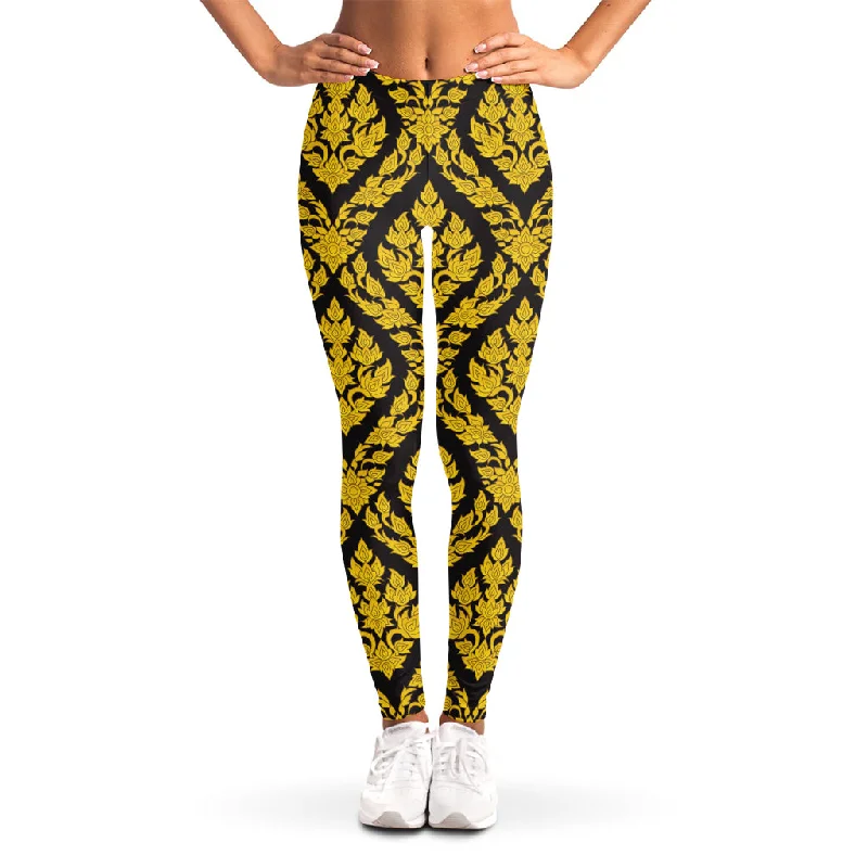 Ethnic Thai Pattern Print Women's Leggings