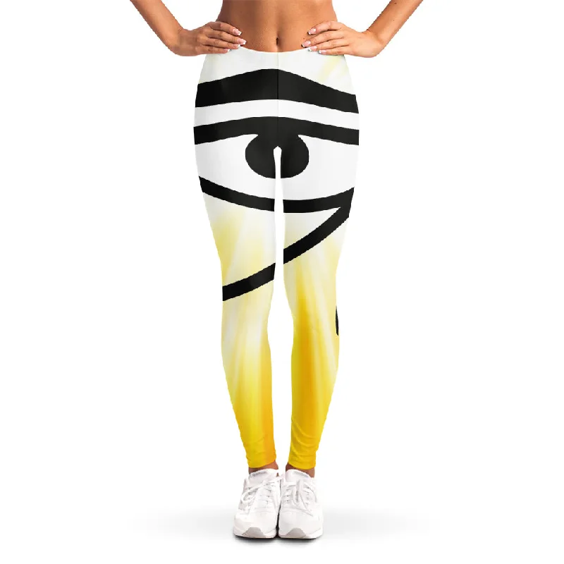 Eye Of Horus Symbol Print Women's Leggings