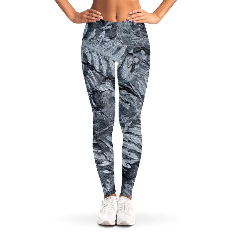 Fern Fossil Print Women's Leggings