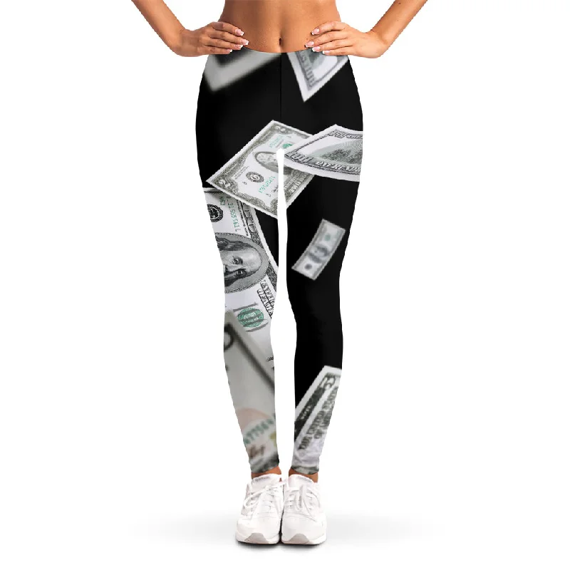 Flying USD Print Women's Leggings