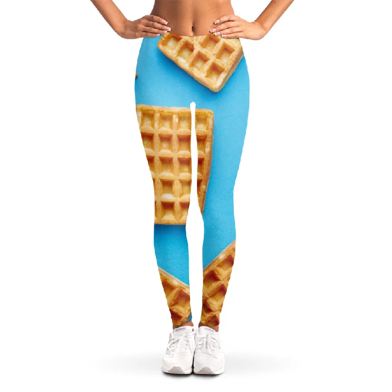 Fresh Waffles Print Women's Leggings