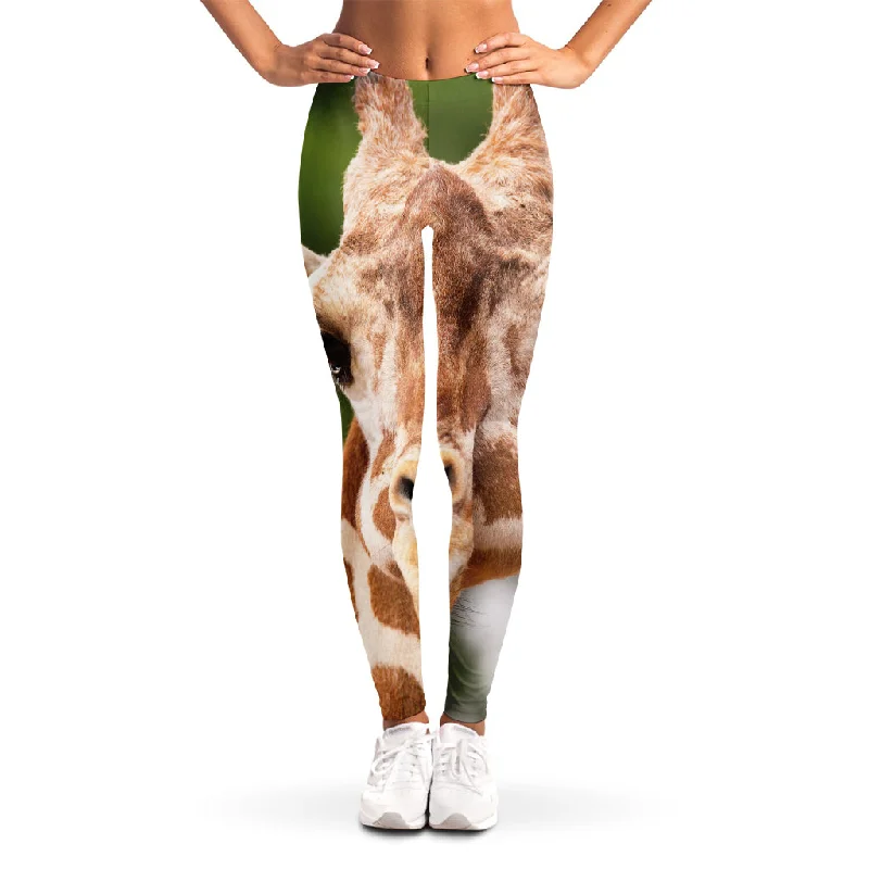 Funny Giraffe Print Women's Leggings