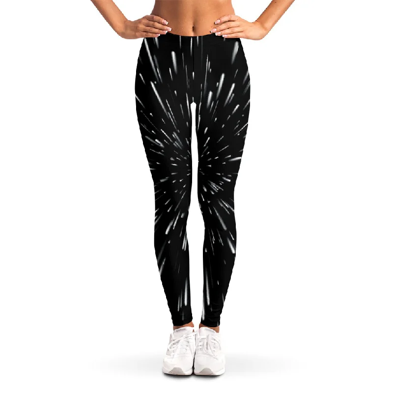 Galaxy Hyperspace Print Women's Leggings