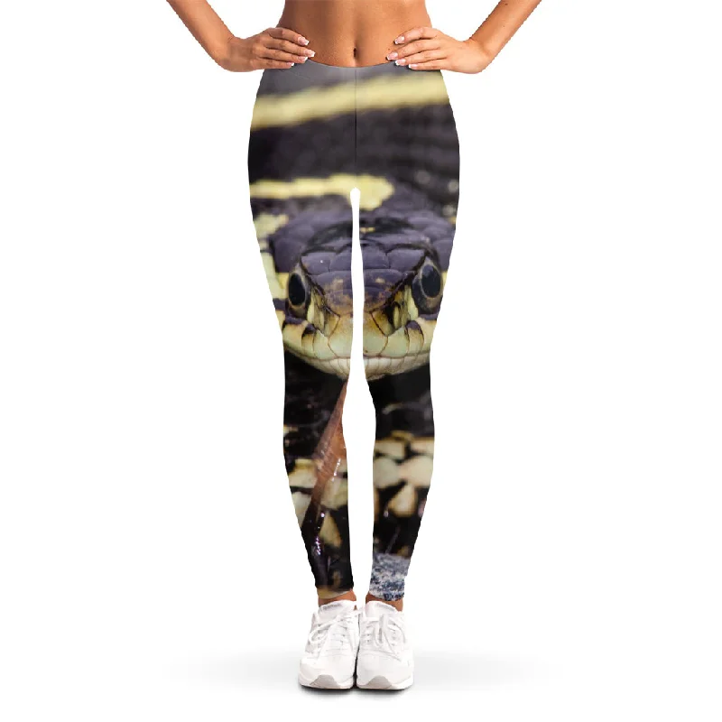 Garter Snake Print Women's Leggings