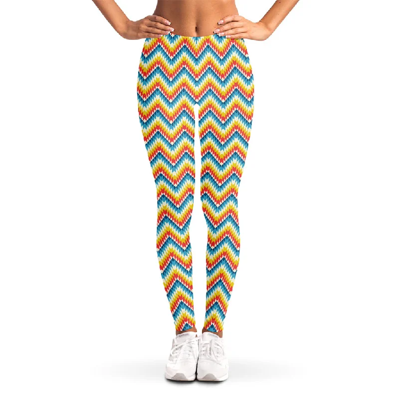 Geometric Native American Pattern Print Women's Leggings