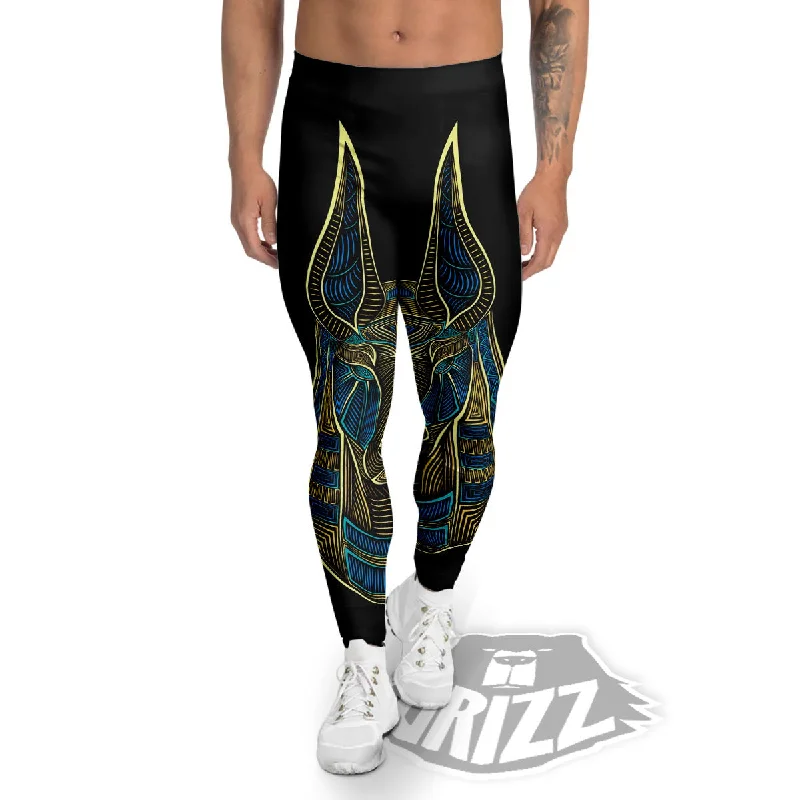 Gods Ancient Egyptian Print Men's Leggings