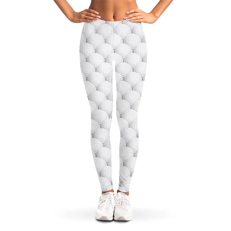 Golf Ball Pattern Print Women's Leggings