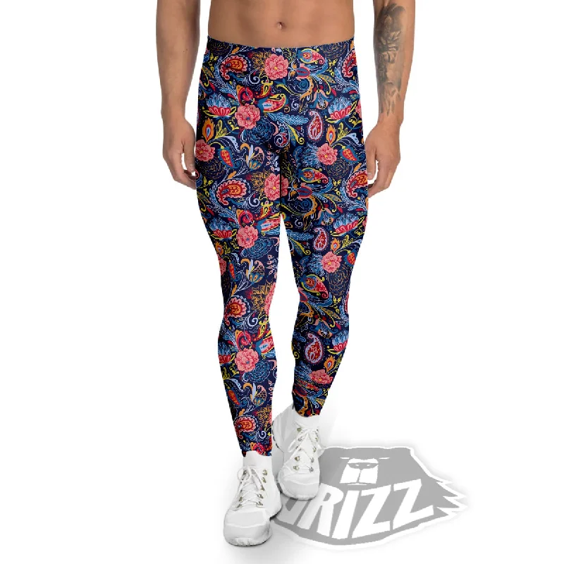 Paisley Art Print Pattern Men's Leggings