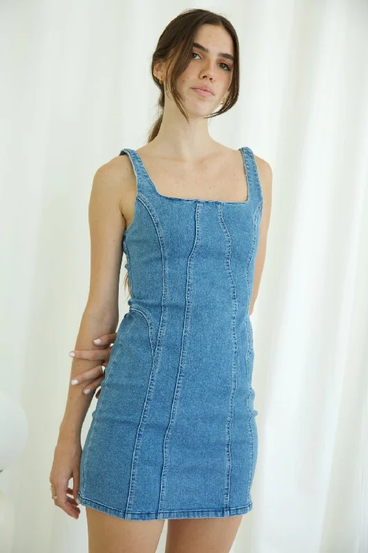 Charlie Denim Mini Dress