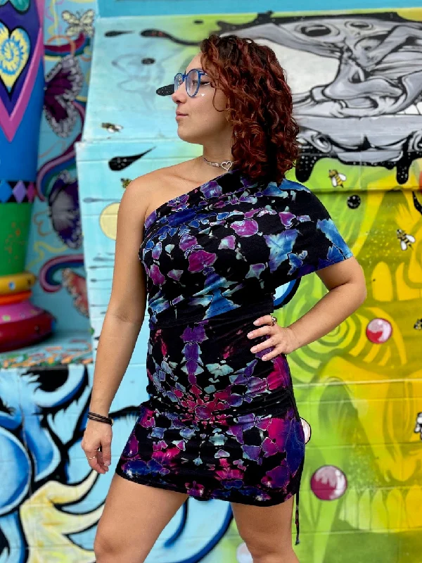 Small Hometown Tiedye REVERSE Huntress Dress #1 ~ One of a KInd