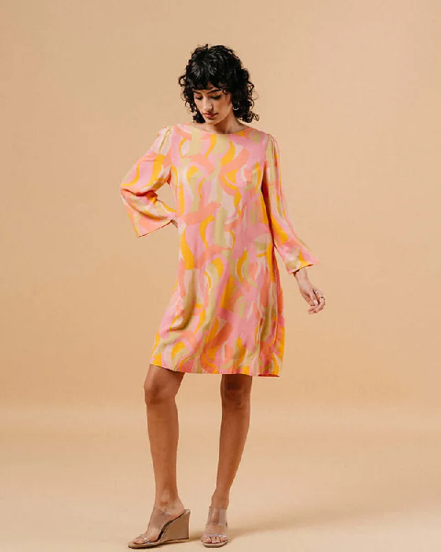 Grace & Mila - Maisie Colourful 60s Inspired Dress