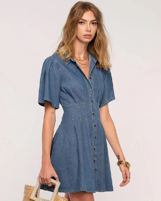 Heartloom Karia Dress In Denim