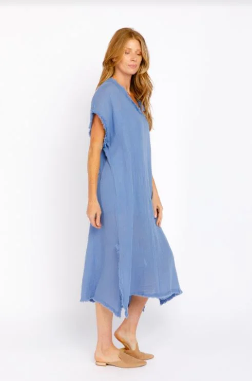 Sofia Monaco French Blue Gauze Tunic