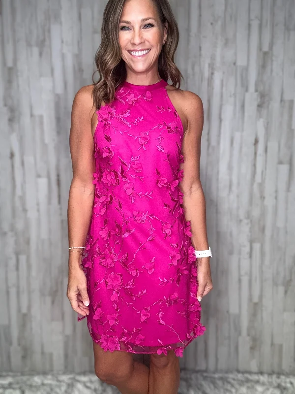 Pretty in Pink Floral Dress