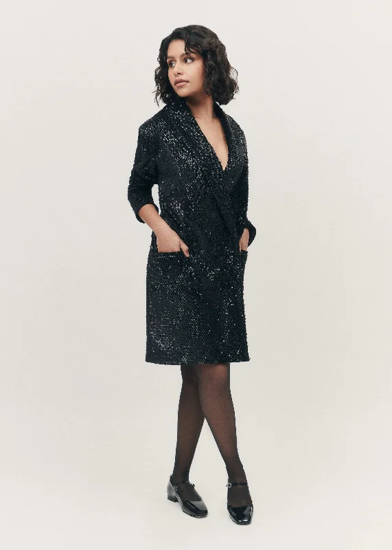 Sequin Blazer Dress