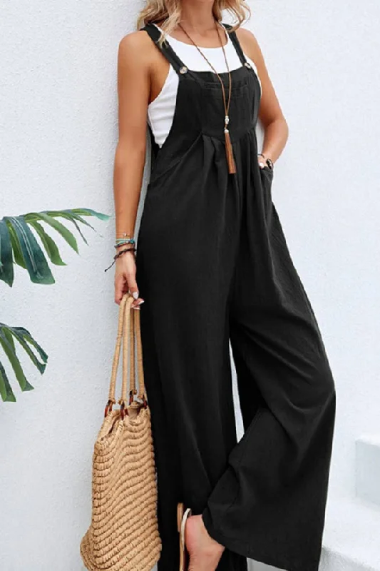 Solid Overalls (Black)