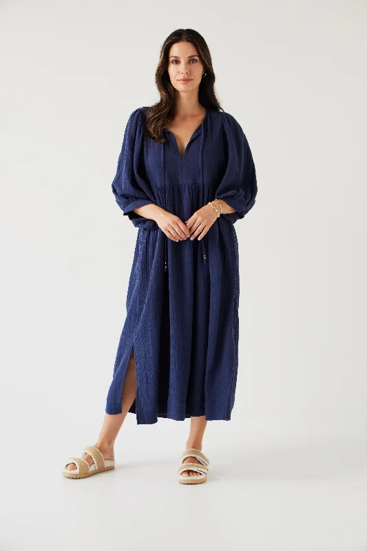 TUESDAY MARNI DRESS INDIGO