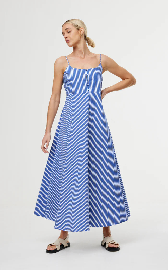 KINNEY MIA DRESS RIVERA STRIPE