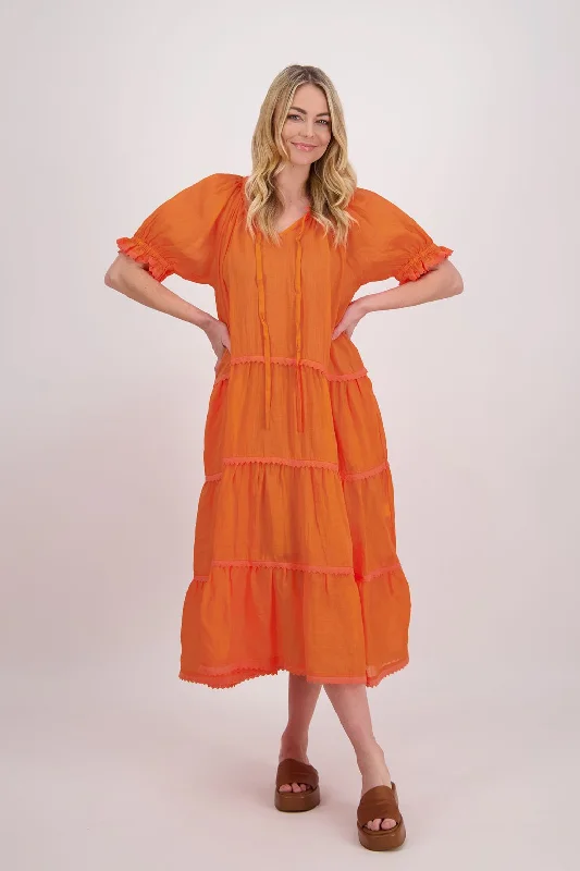 BRIARWOOD PARIS DRESS ORANGE