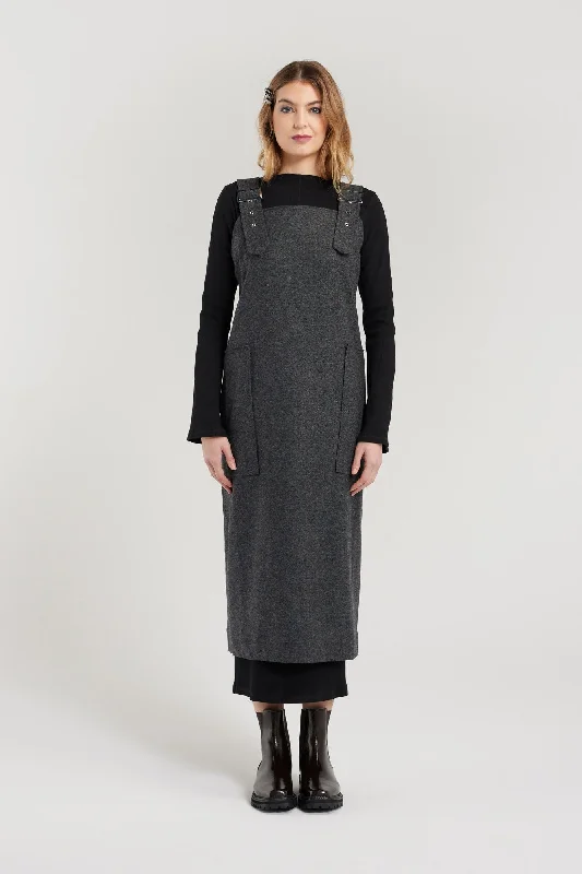 NYNE TIBI DRESS CHARCOAL