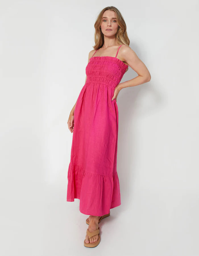 DEAR SUTTON ZOE DRESS BEETROOT