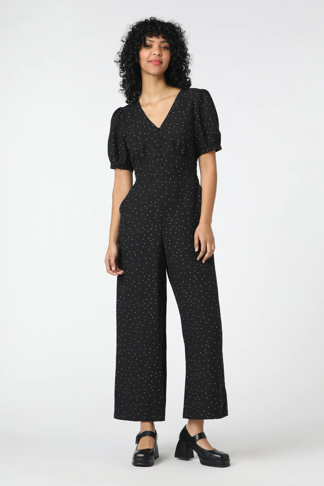 Timeless Pin Dot Jumpsuit