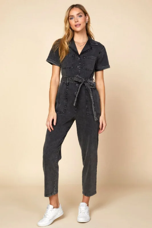 Utility Jumpsuit | Black