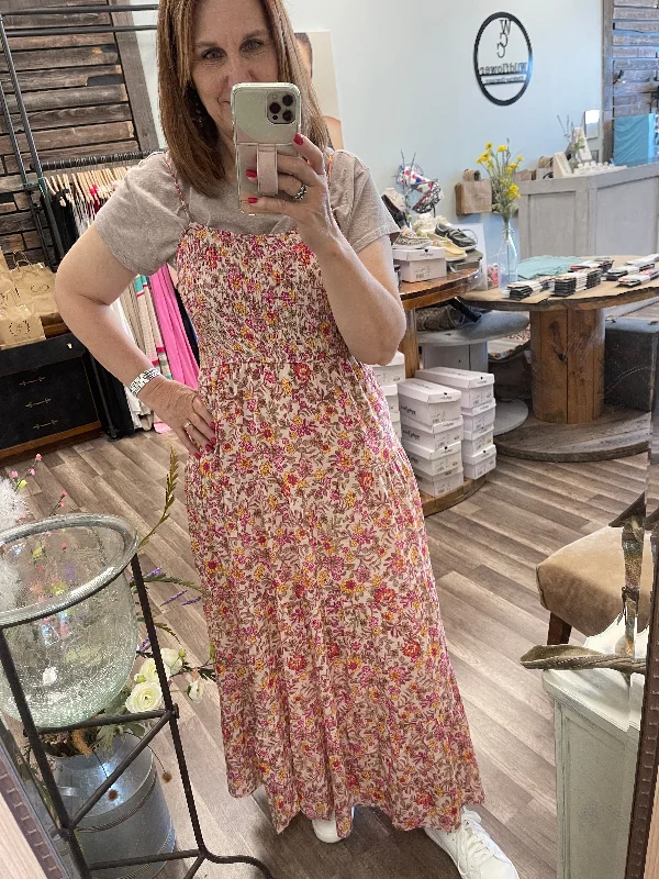 Balos Lima Floral Midi Dress